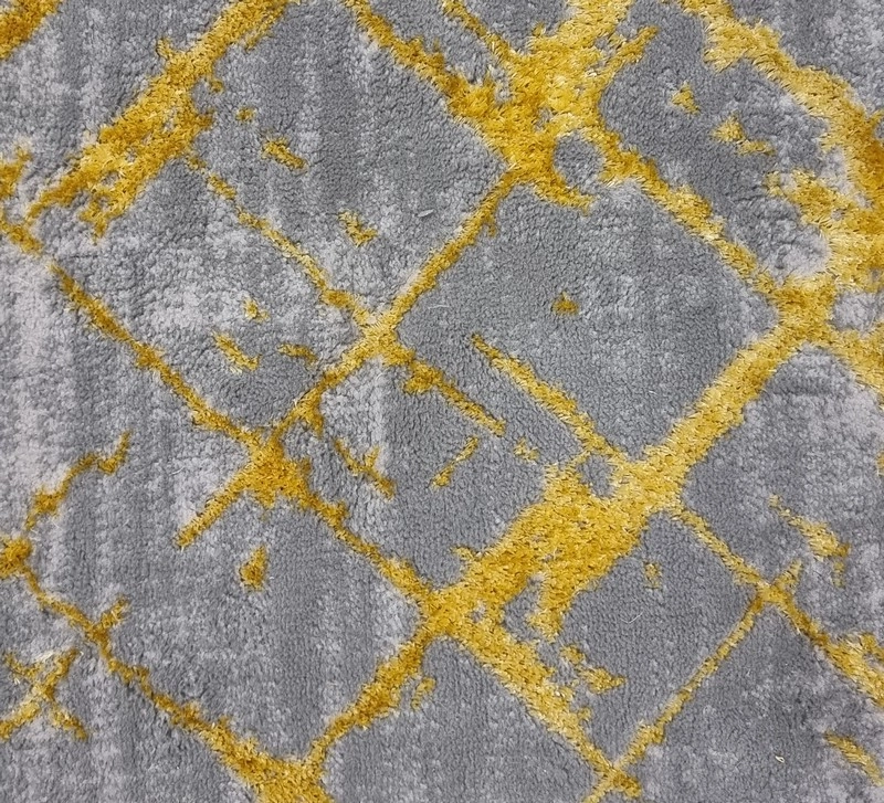 Ковролин Kaplancer Faiber 8449-53 Grey/Gold 